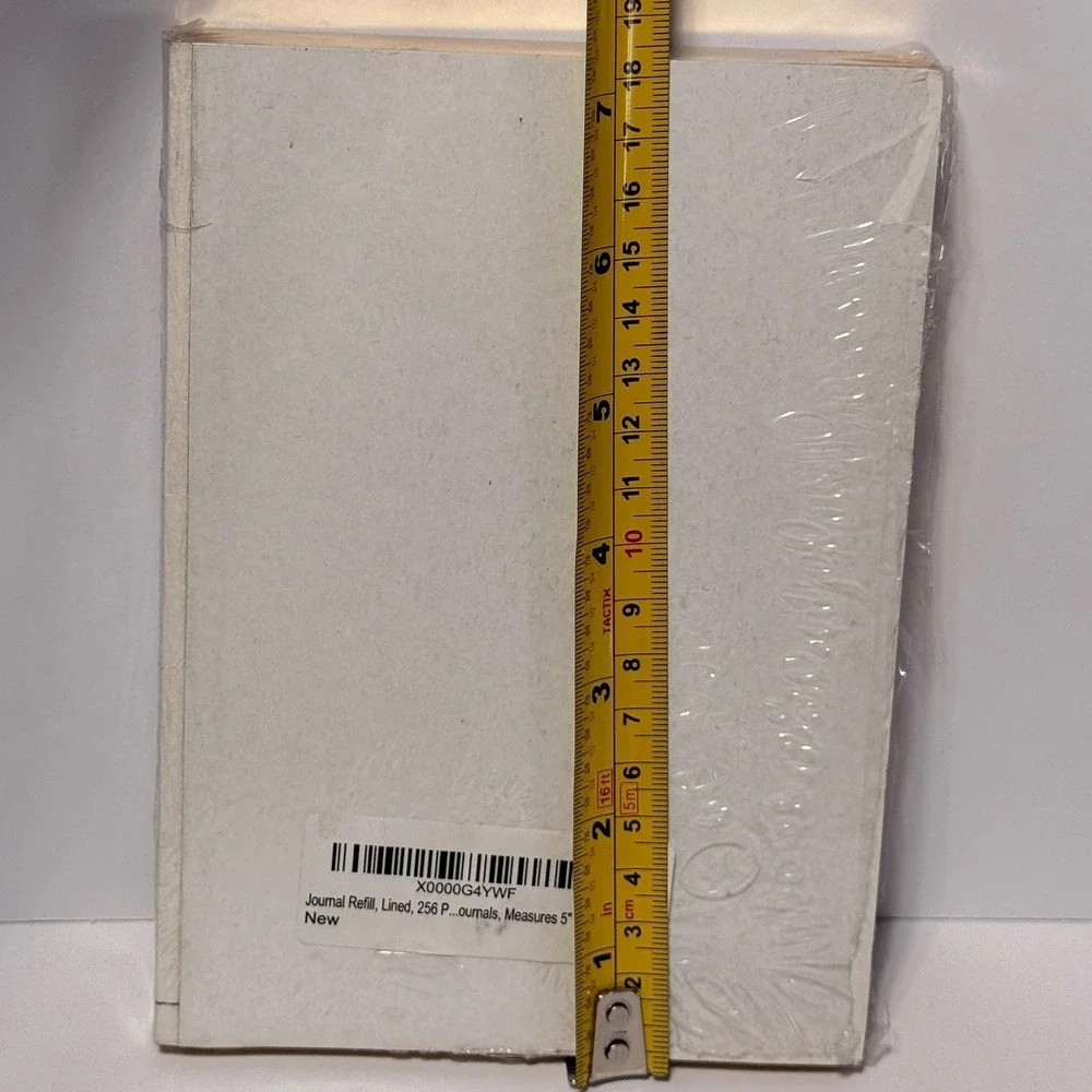 Journal Refill Lined 256 Pages Gold Edged 5 x 7.25 Inch Notebook Insert New